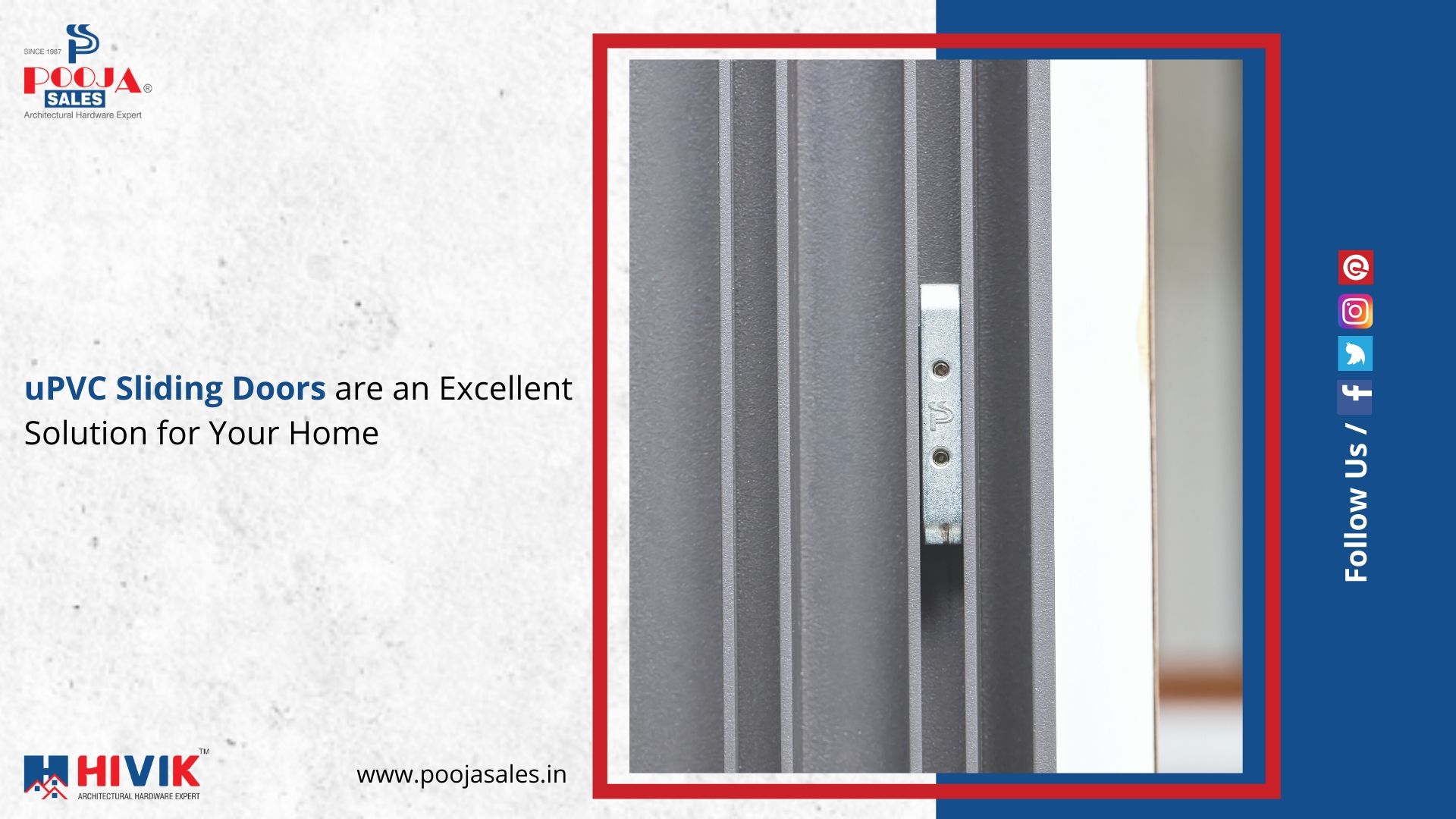 upvc sliding doors accessories